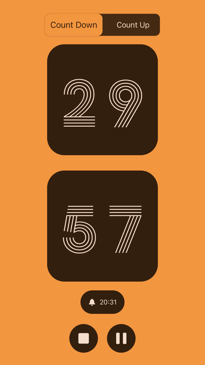 JustyClock - Pomodoro and Timer