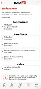 BLACKSIM Servicewelt screenshot #2 for iPhone