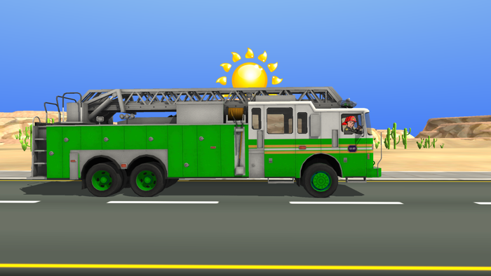 Fire Truck Race and Rescue 2