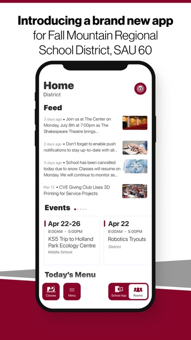 Fall Mountain Regional Schools Screenshot