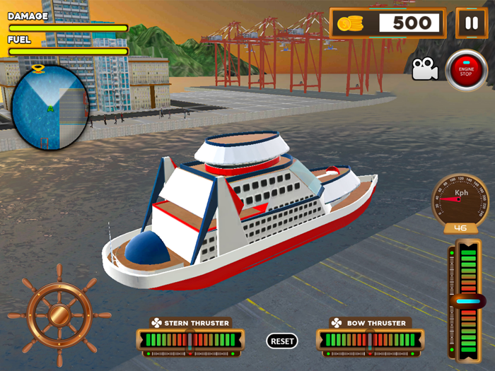 Cruise Ship Driving Games