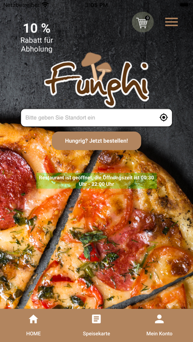 Pizzeria Funghi Screenshot