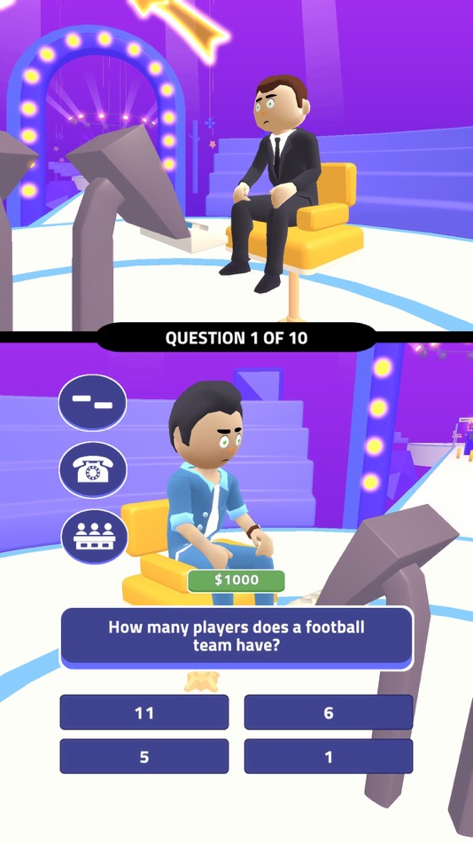 #1. Millionaire Runner! (iOS) Oleh: Rotatelab