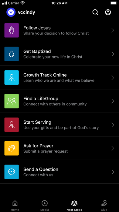Vineyard Community Church Screenshot