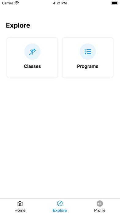 Fitness and Aquatic Center Screenshot