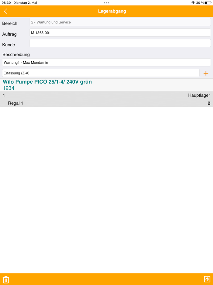 EasyTec mobile Lagerverwaltung