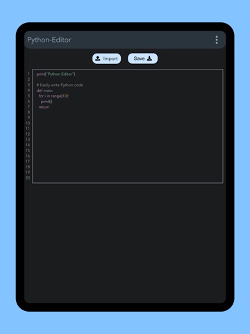 Python Editor - .py Editorのおすすめ画像1