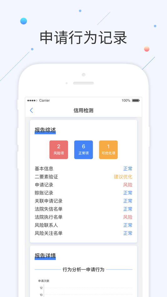 #3. 征信-个人征信查询小额借款信用 (iOS) 由: Hangzhou Youxin Data Information Service Co., Ltd.
