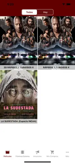 Game screenshot Cines Tres de Febrero apk
