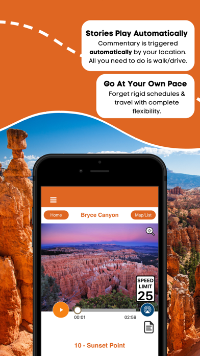 Bryce Canyon Audio Tour Guide Screenshot