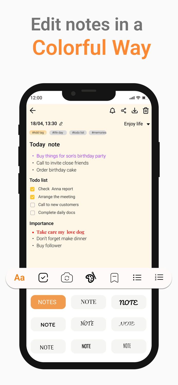 Safe Notes Notebook Notepad