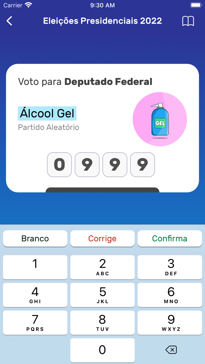 Urna Eletrônica - Simulador