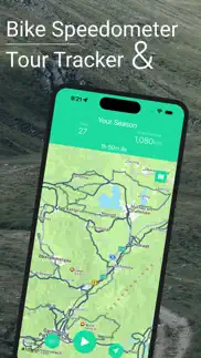bike speed & tour tracker iphone screenshot 1