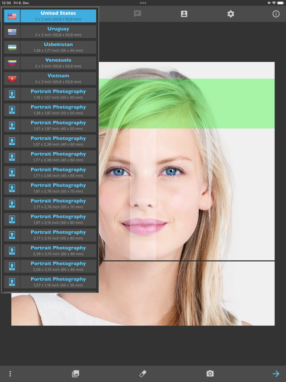 Passport Photo - ID Photo iPad screenshot 9 - Photo & Video app