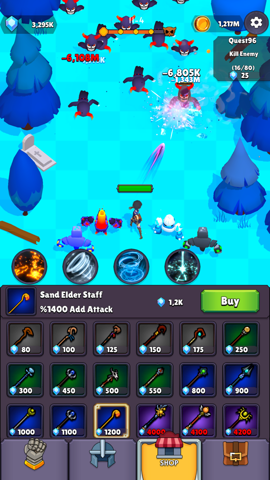 #2. Idle Wizard : Elementarium (iOS) 由: Hakan Sutcu