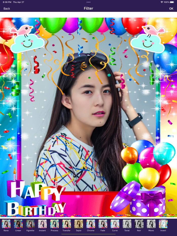 Birthday Photo Frames - Editor