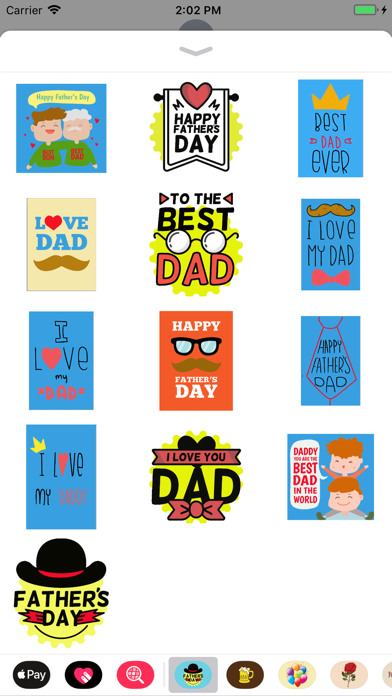 Screenshot #2 pour Fathers Day stickers & emoji
