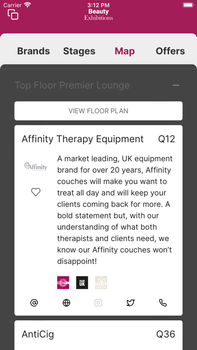 Beauty Exhibitions Ltd Screenshot