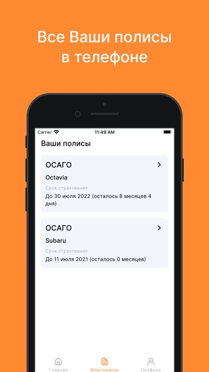 Мои страховки: защита и забота