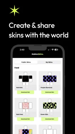 Game screenshot Skins Maker for RBLX hack