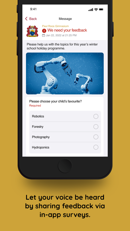 #2. Paul Roos Gimnasium (iOS) โดย: d6 group (Pty) Ltd