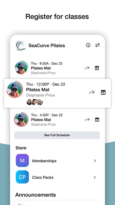 SeaCurve Pilates Screenshot