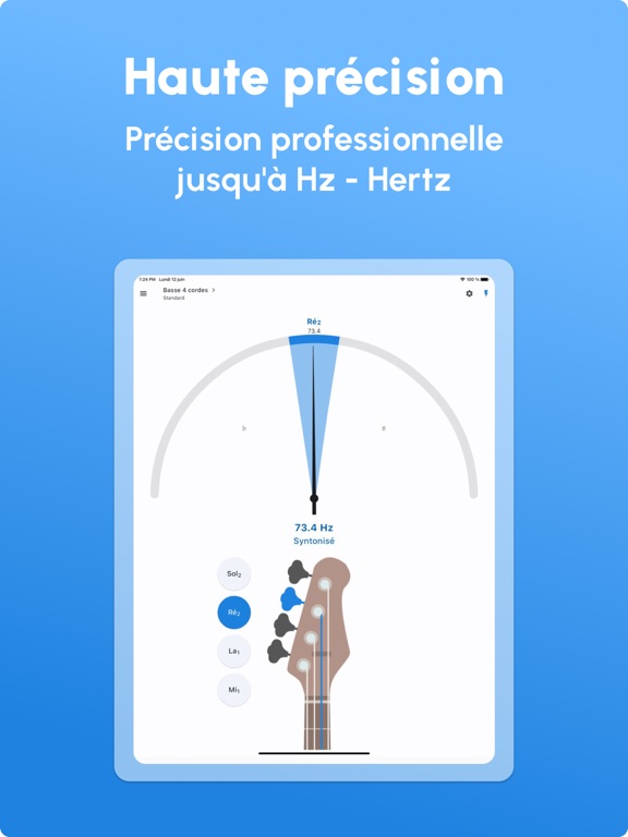 Screenshot #6 pour Accordeur de Basse - LikeTones