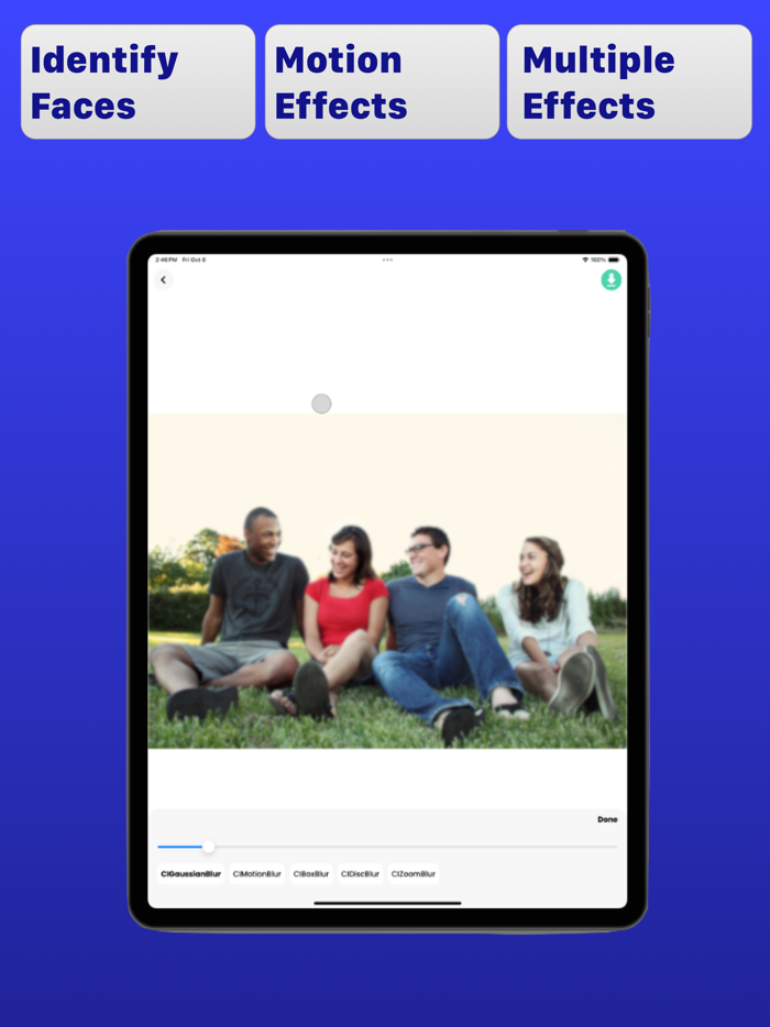Motion blur  Blurry photo app