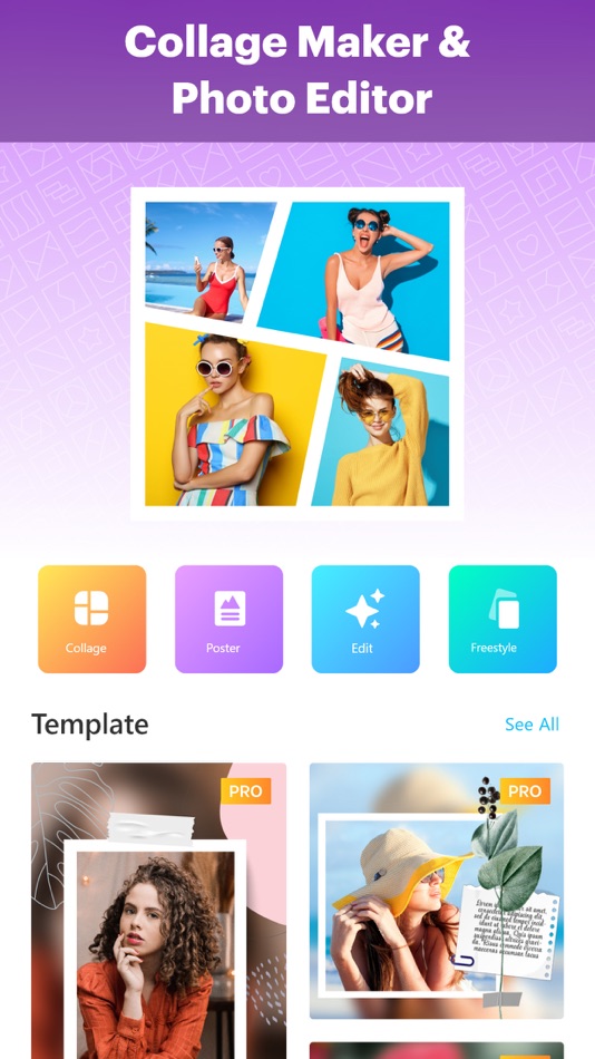 Collage Maker & Photo Editor · - 2.2 - (iOS)