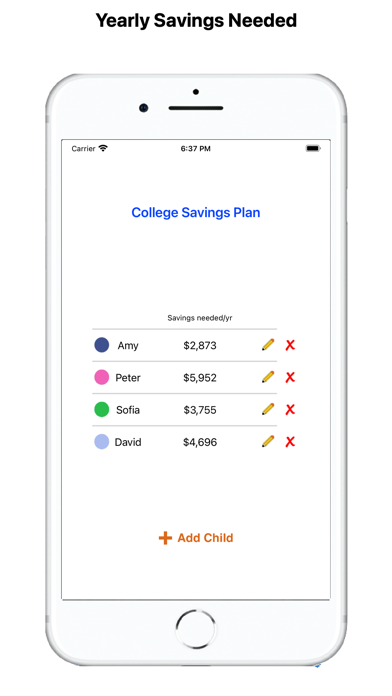 College Savings Plan Screenshot