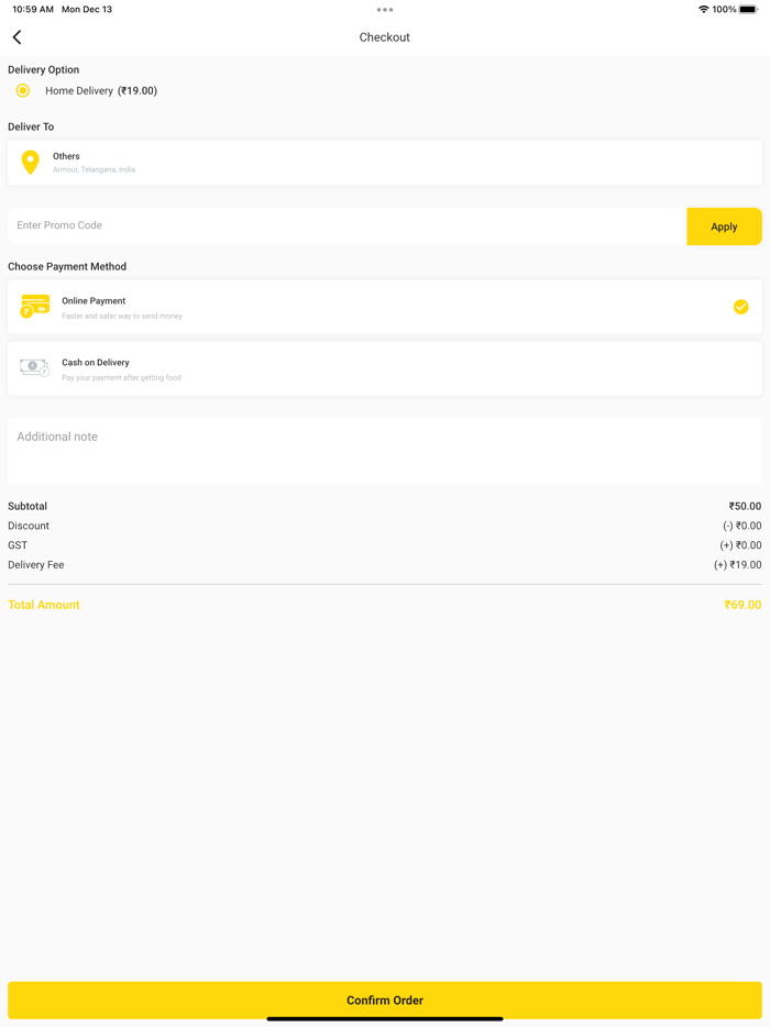 TAPZU Food and Grocery Delivery