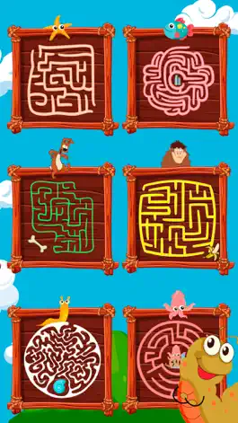 Game screenshot Лабиринты животных - найти вых apk