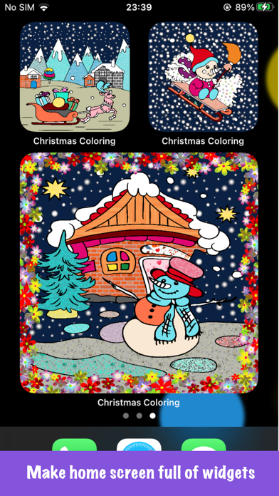 Christmas & New year coloring Screenshot