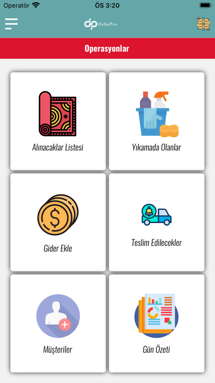 Dehapos Hali Yikama Programi