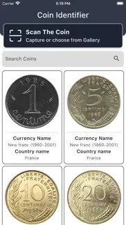 coin identifier coin scanner iphone screenshot 1