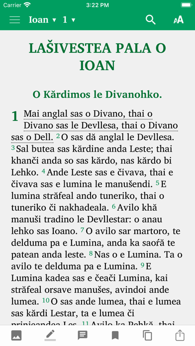 Romani Kalderdash Bible Screenshot