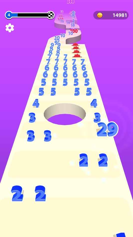 #3. Number Run 2047: Merge Games (iOS) 由: Andrey Abrosimov