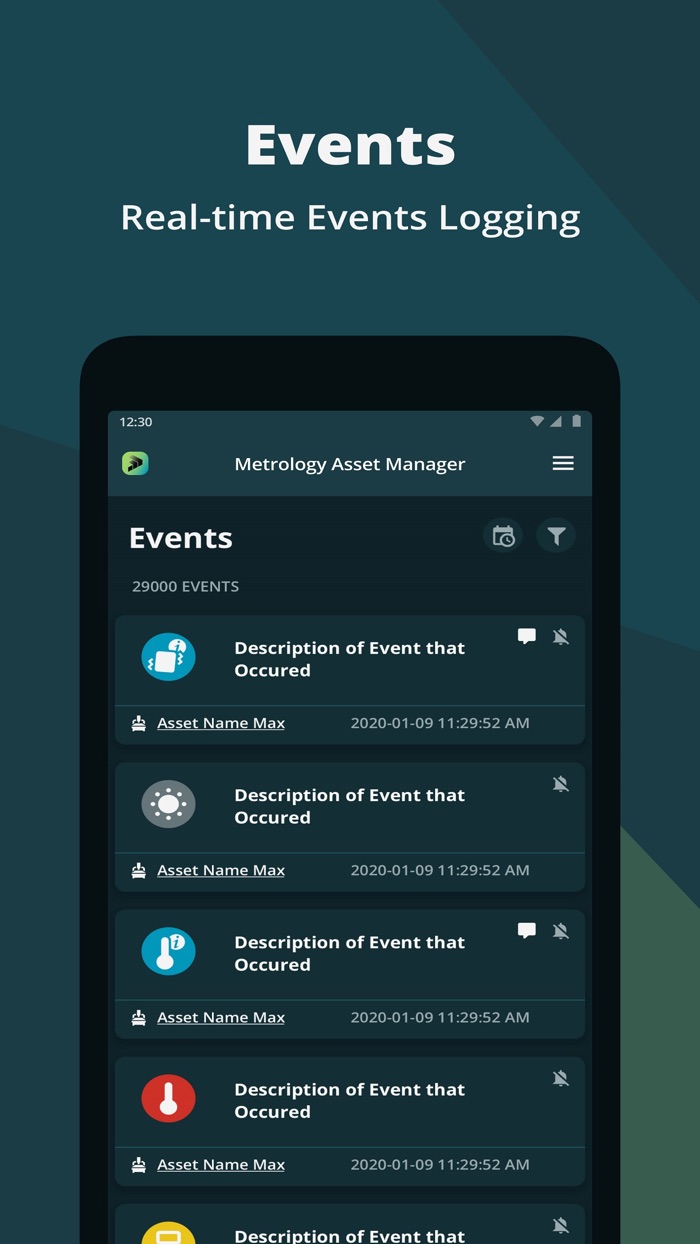 Metrology Asset Manager