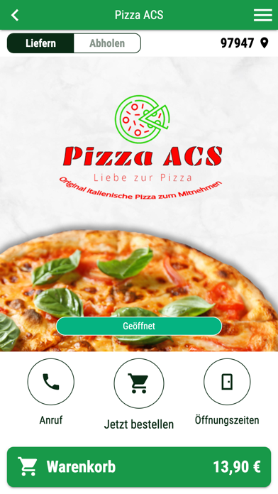 Pizza ACS Screenshot