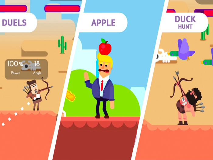 Archery battle - Throw master