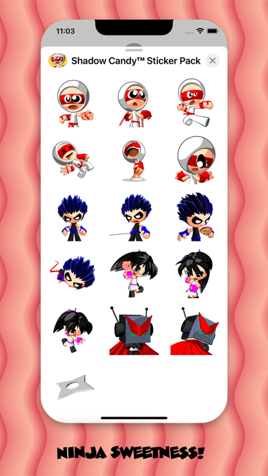 Shadow Candy™ Stickers Screenshot
