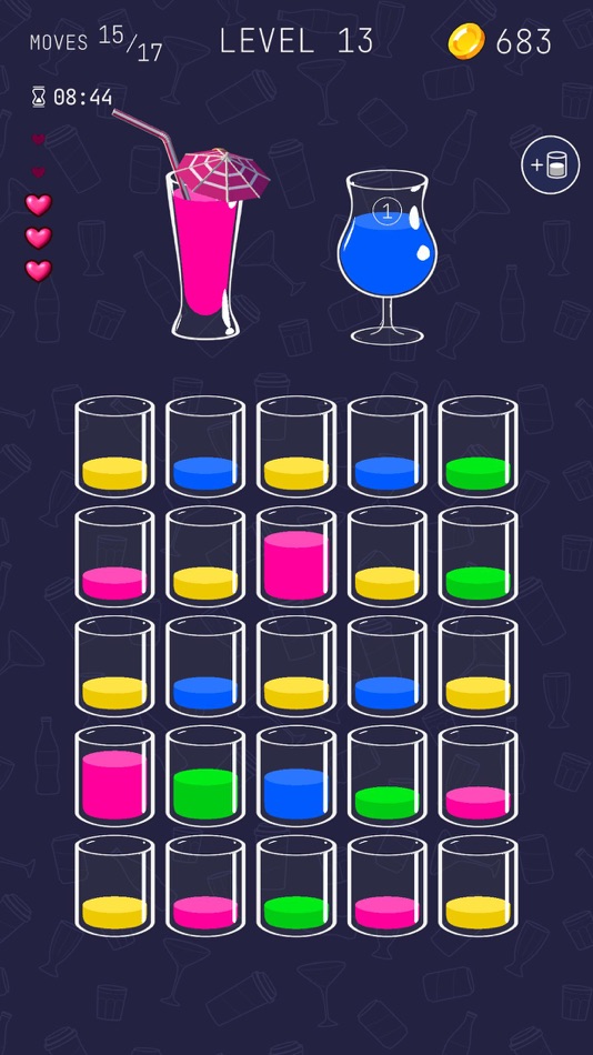 #3. Cocktail Puzzle: Liquid Sort (iOS) 由: MYAPPFREE S.R.L.