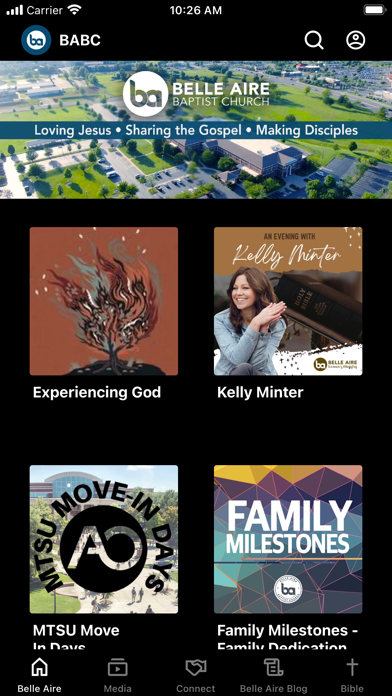 Belle Aire Baptist Church Screenshot
