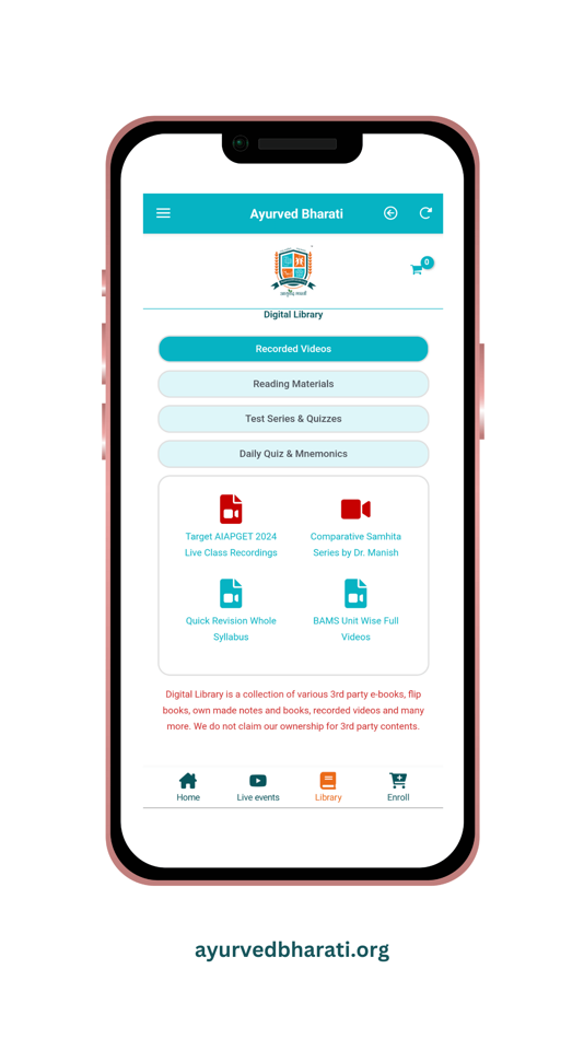 #4. Ayurved Bharati (iOS) Podle: Manish Singh Tomar