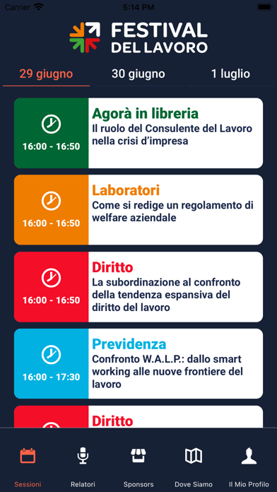 Screenshot #1 pour Festival del Lavoro