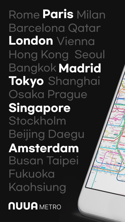 NUUA METRO- Offline Subway Map