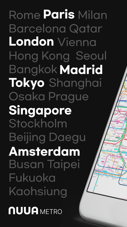 #1. NUUA METRO- Offline Subway Map (iOS) 作者: Nuua Inc.