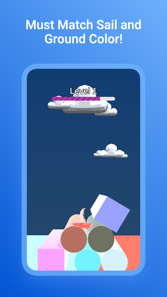#4. Color Sail 3D Dot Puzzle Game (iOS) By: SHOTA HIGASHIHARA