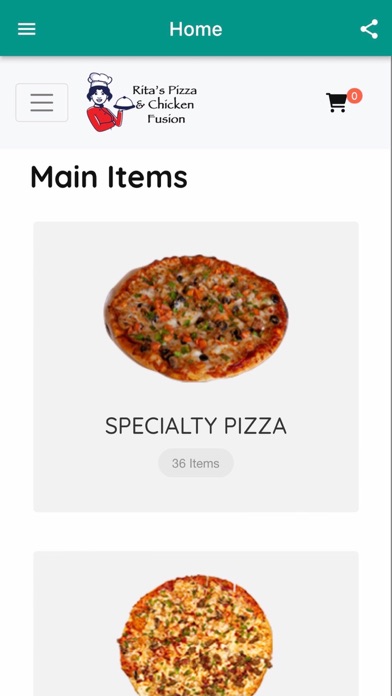 RITA'S PIZZA & CHICKEN FUSION Screenshot