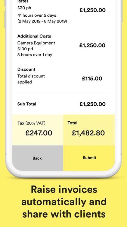 YellowWork – Freelance Tools screenshot-5